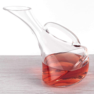 Mouth Blown Glass Wine Carafe